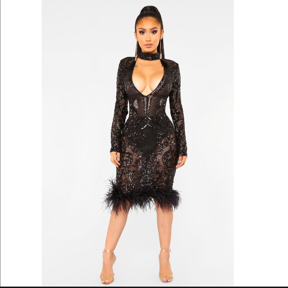 Tonight's The Night Dress - Black